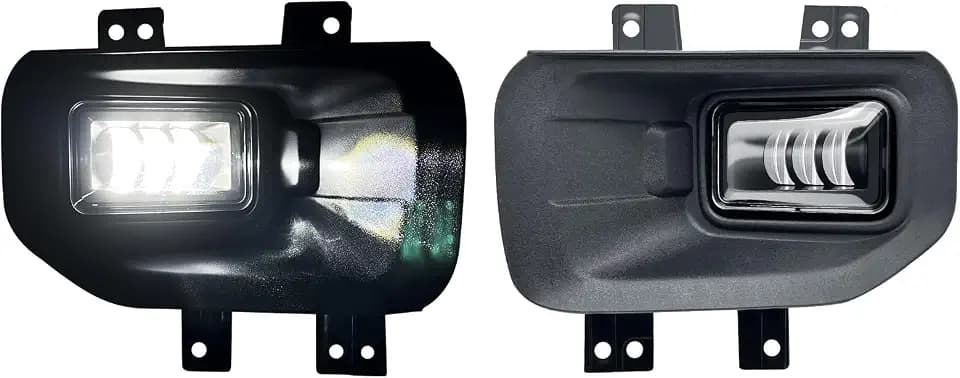 Boxlight LED Fog Lights Compatible with 2015 2016 2017 Ford F150 Fog Lamps Assembly Left Driver and Right Passenger Side