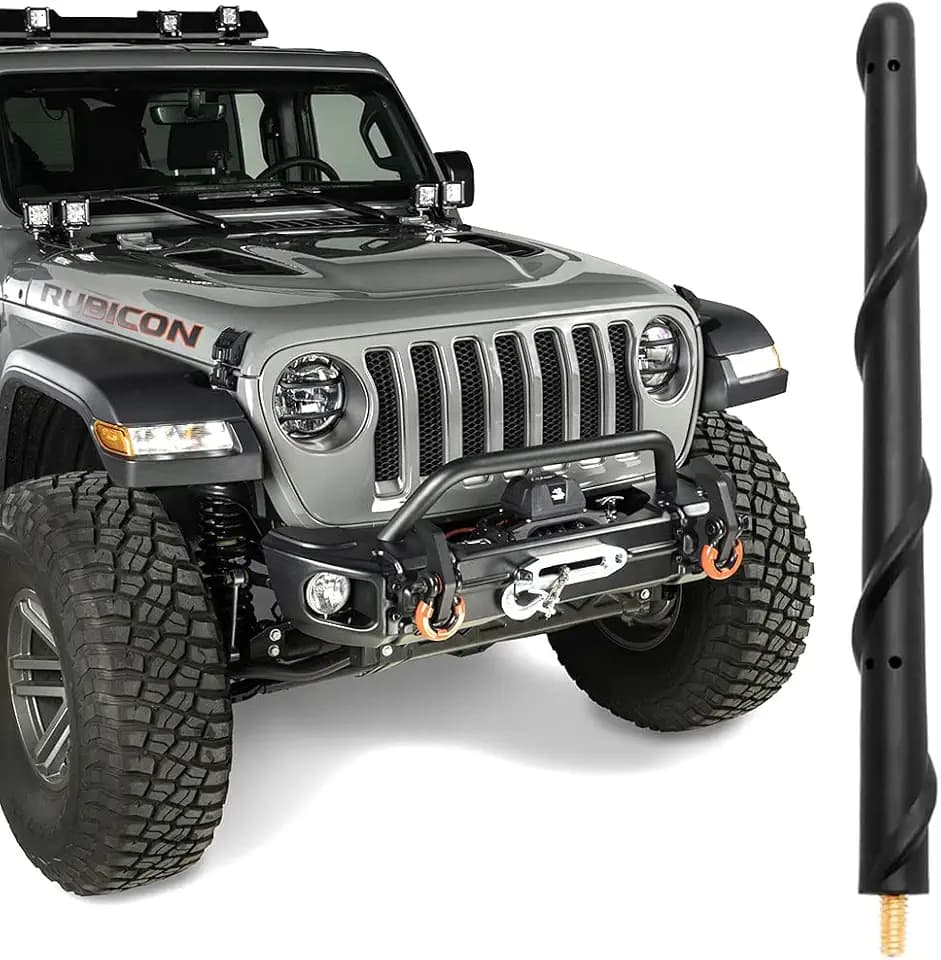 BASIKER Short Antenna Fit for Jeep Wrangler Gladiator JL JK JT 2007-2026