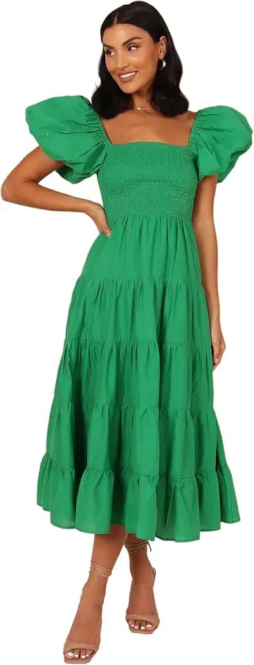 Petal & Pup Women's Morgan Tiered Dress