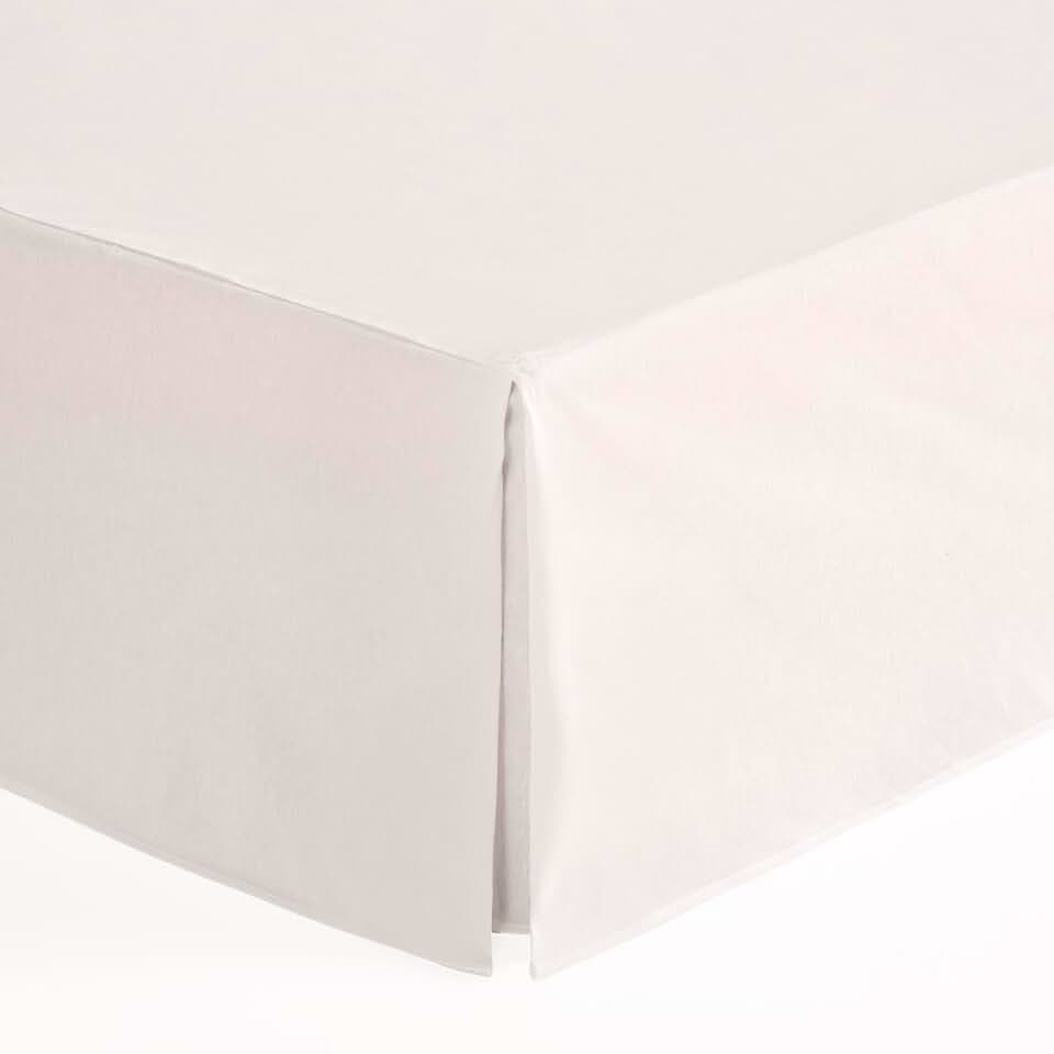 Abdeckung für Boxspringbetten, 160 x 190/200 cm, Bettgestell, 160 cm, Weiß