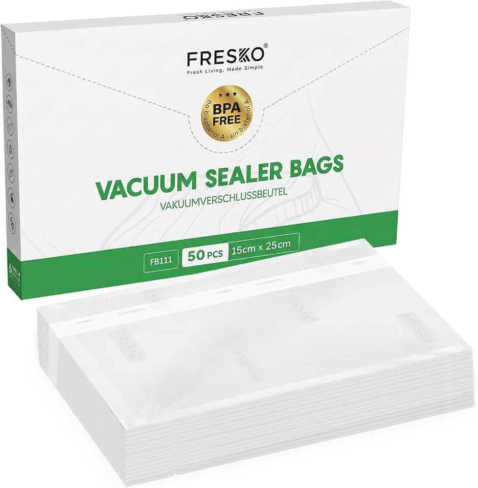 FRESKO Vakuumierbeutel 15x25cm, 50 Stück