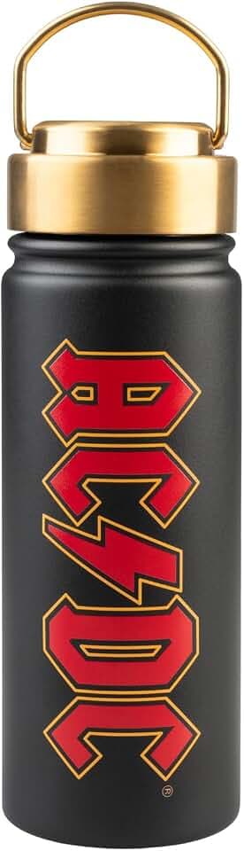 Grupo Erik AC/DC Trinkflasche Edelstahl Thermosflasche Merch Geschenke