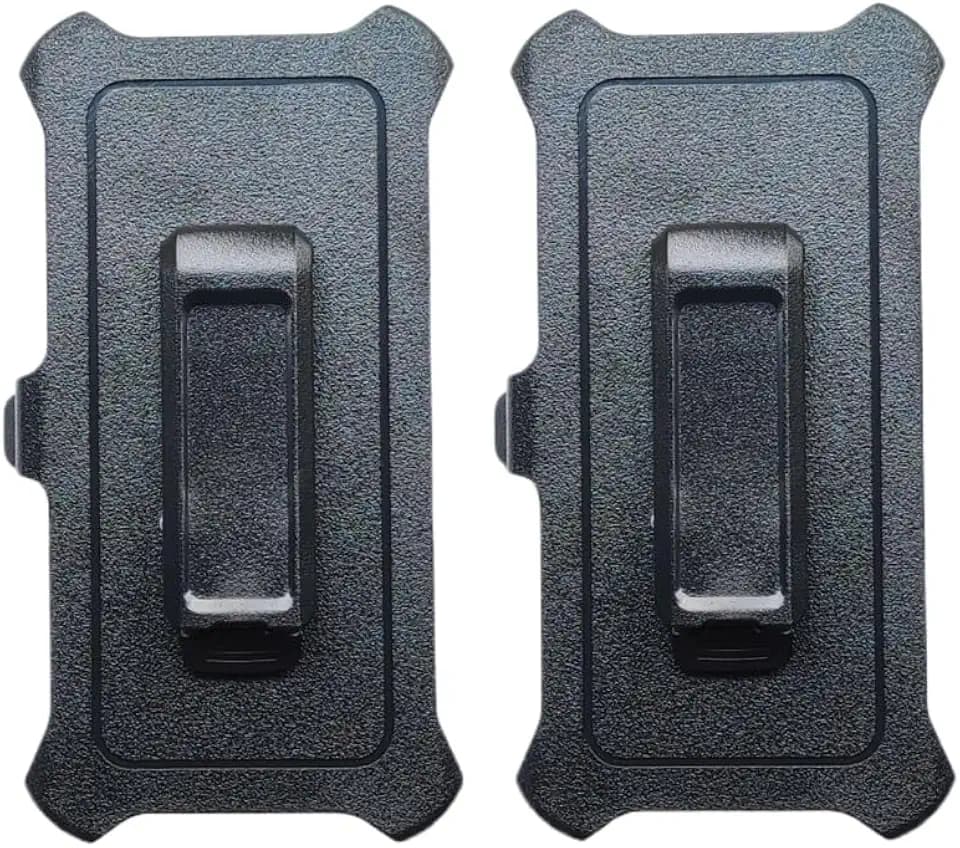 2 Pack Replacement Belt Clip Holster Compatible with OtterBox Defender Series Case for Apple iPhone 15 Pro Max(6.7")