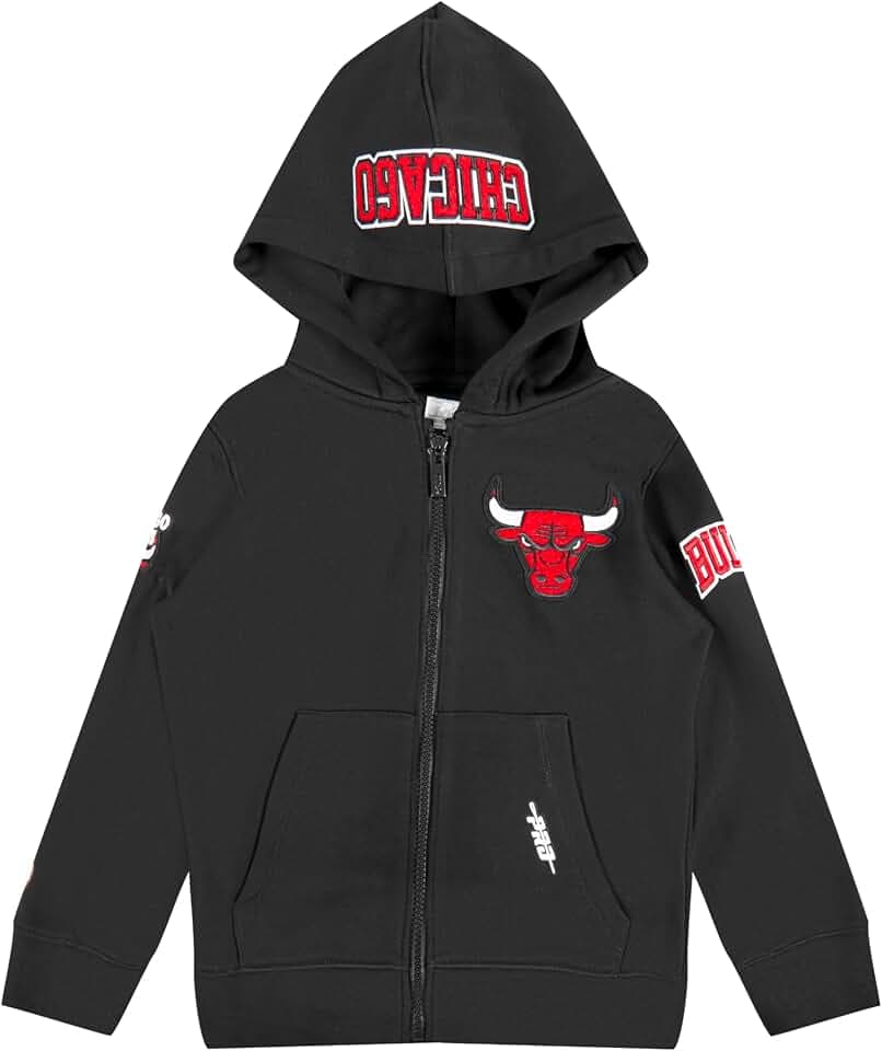 Pro Standard Big Boys NBA Classic Chenille Fleece Full Zip Hoodie