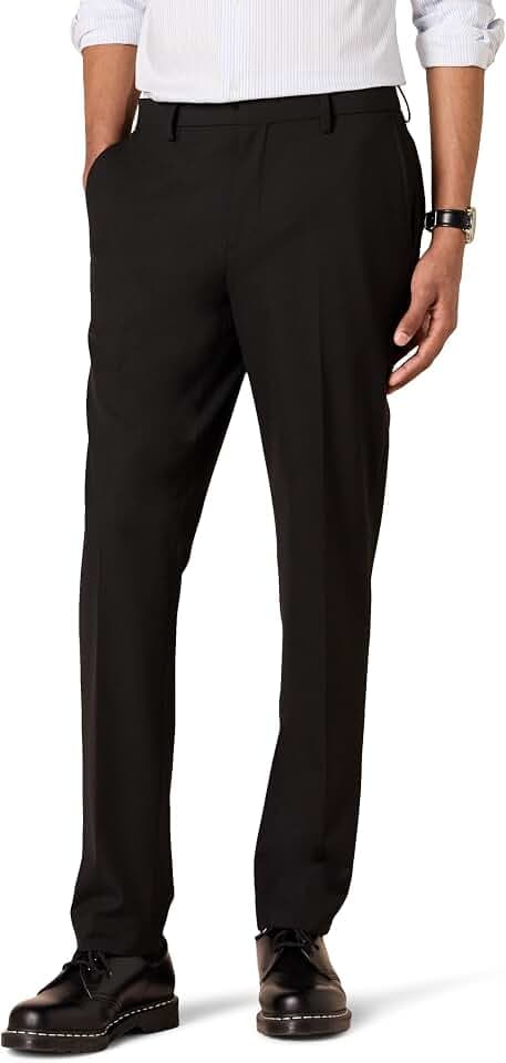Amazon Essentials Herren Knitterarme Stretch-Anzughose, Schmale Passform