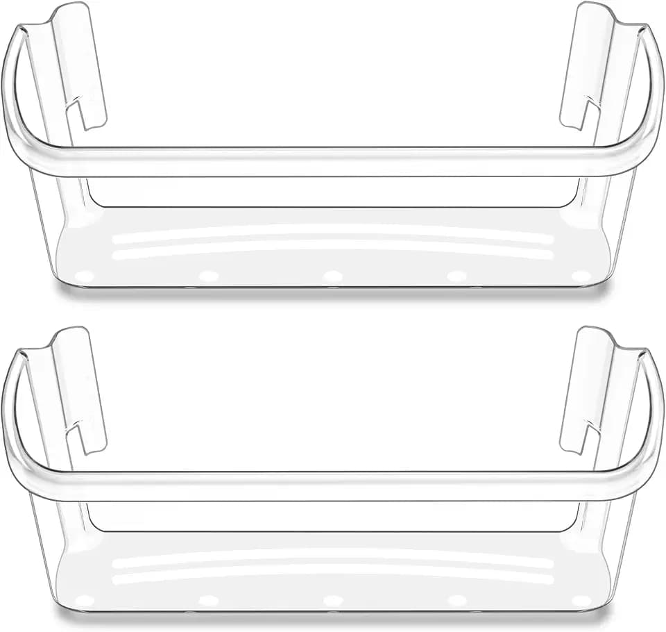 UPGRADED FGHS2631PF4A FGHS2631PF2 FGHS2655PF4 FGHS2655PF5A DGUS2645LF6A FGUS2642LF2 Refrigerator Door Bin Compatible With 240323002 Frigidaire Door Shelf Replacement AP2115742 Fridge Replacement Shelf
