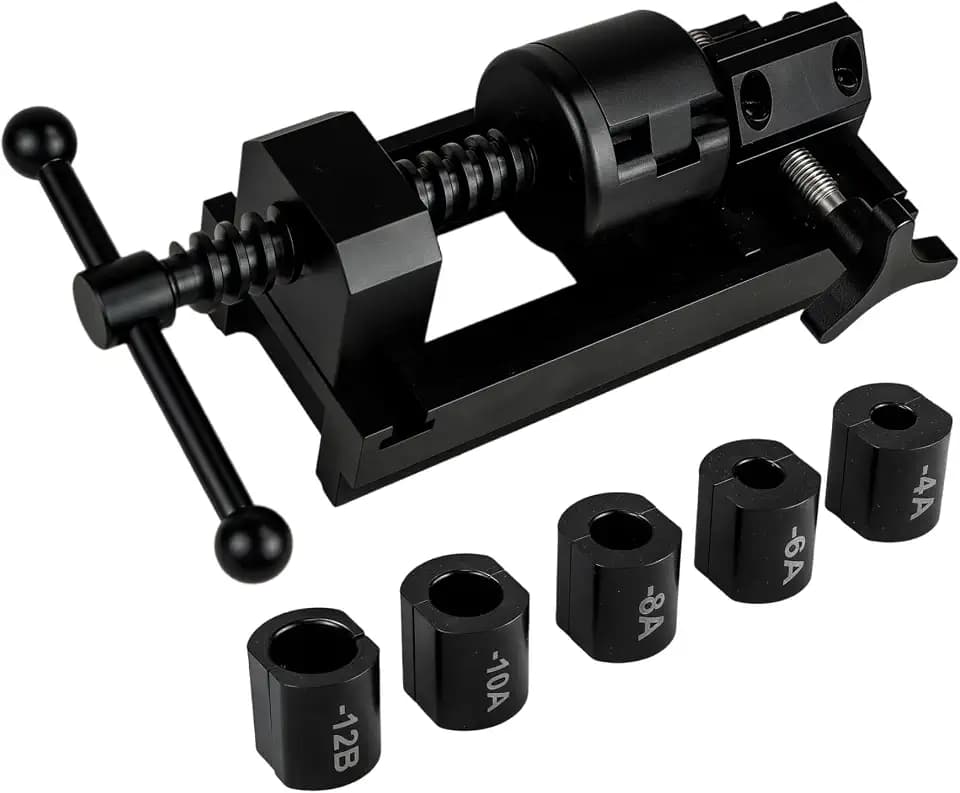 Fuel Line Fittings Installation Tool Kit 4AN 6AN 8AN 10AN 12AN, AN Hose Connector Connect & Disconnect Tool Set for Auto Fuel Hose Pipe Assembly & Removal