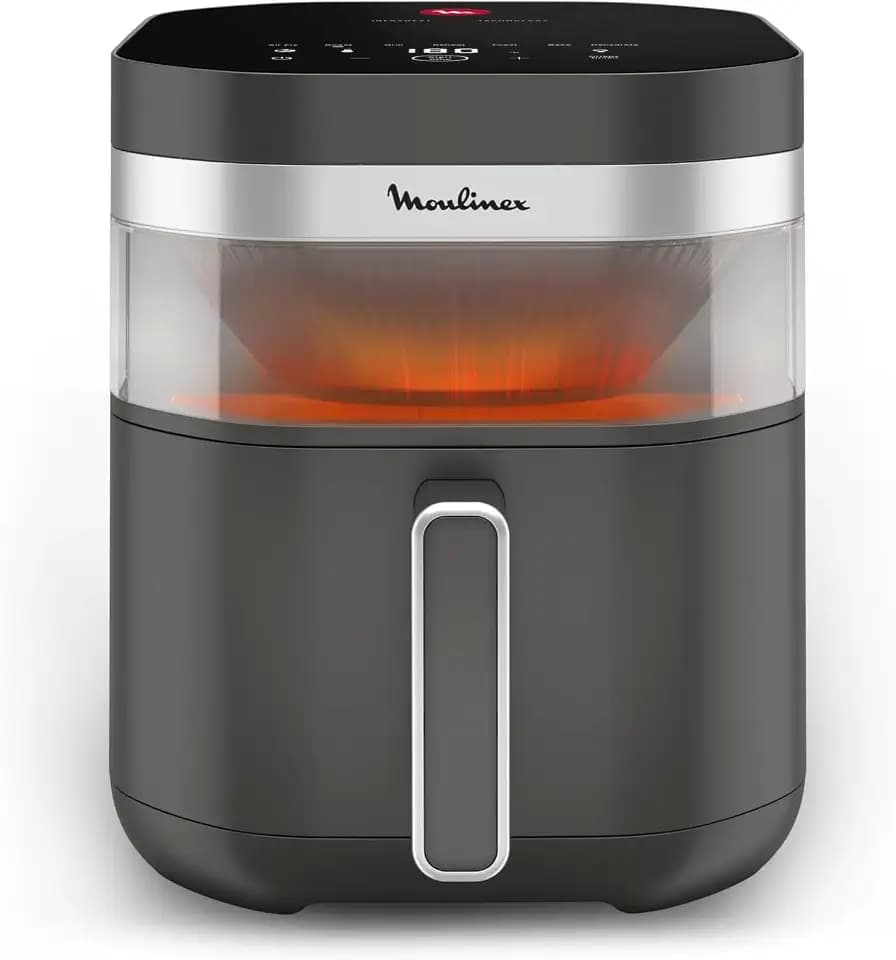 Moulinex - Easy Fry Infrared Air Fryer dunkel – Kapazität 7 l – 7 l – Grau