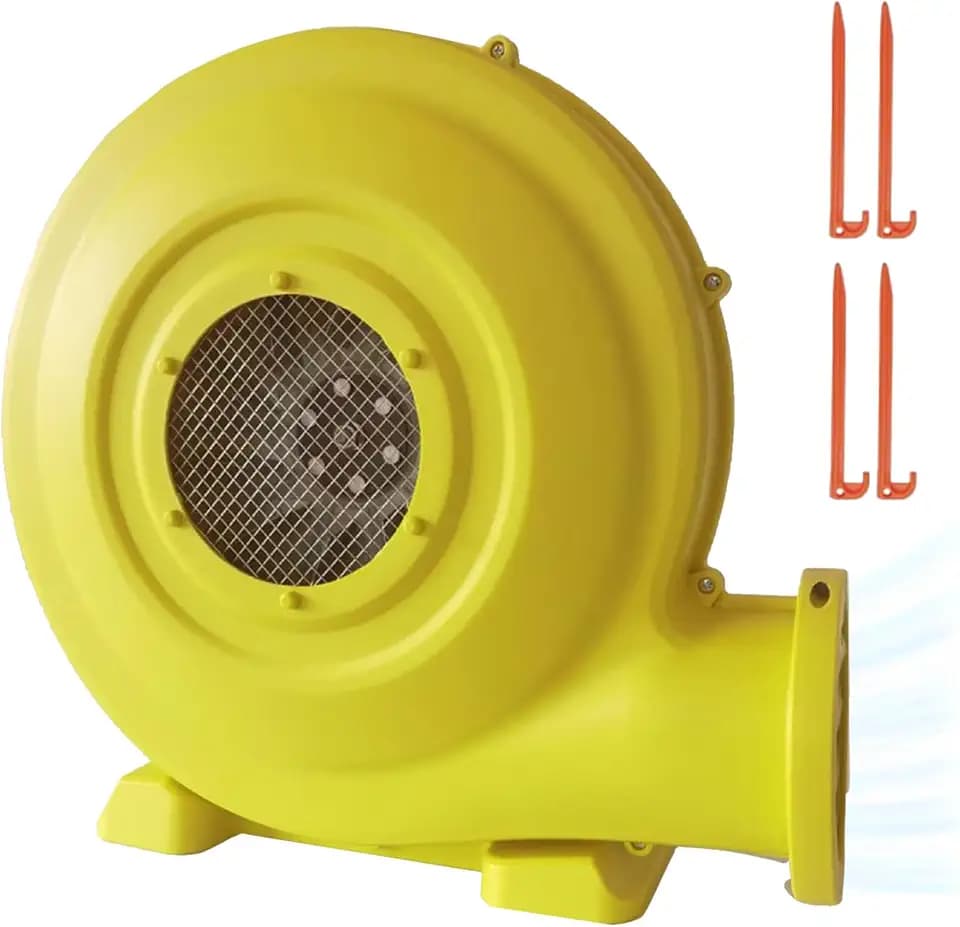 Inflatable Blower,1200W 1.5 HP Inflatable Bouncer Blower,Air Blower for Inflatables,Commercial Bounce House Blower for Bounce House,Bouncy Castle, Jumper, Water Slide,Inflatable Arch