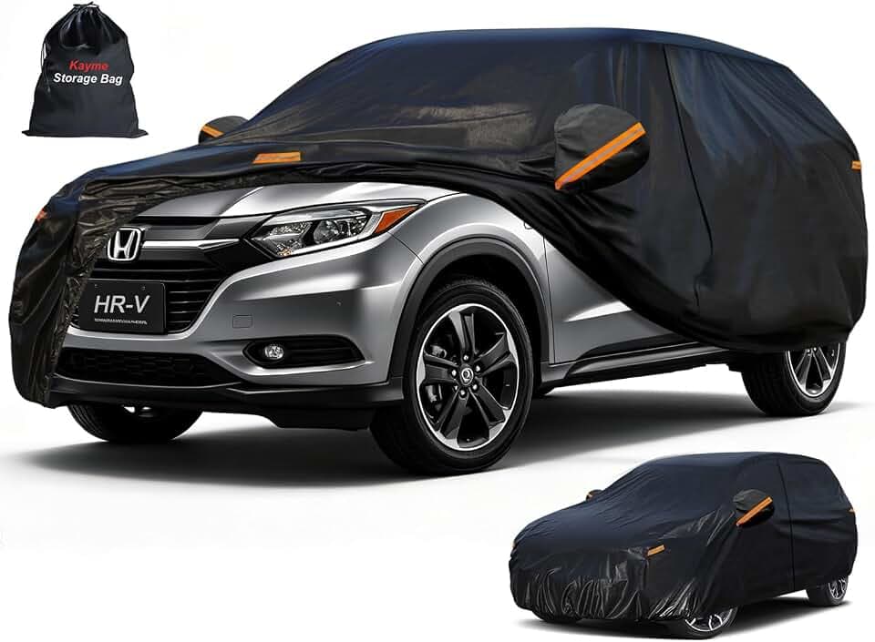 Kayme 7 Layers Waterproof SUV Car Cover for Honda HR-V HRV 1995-2026