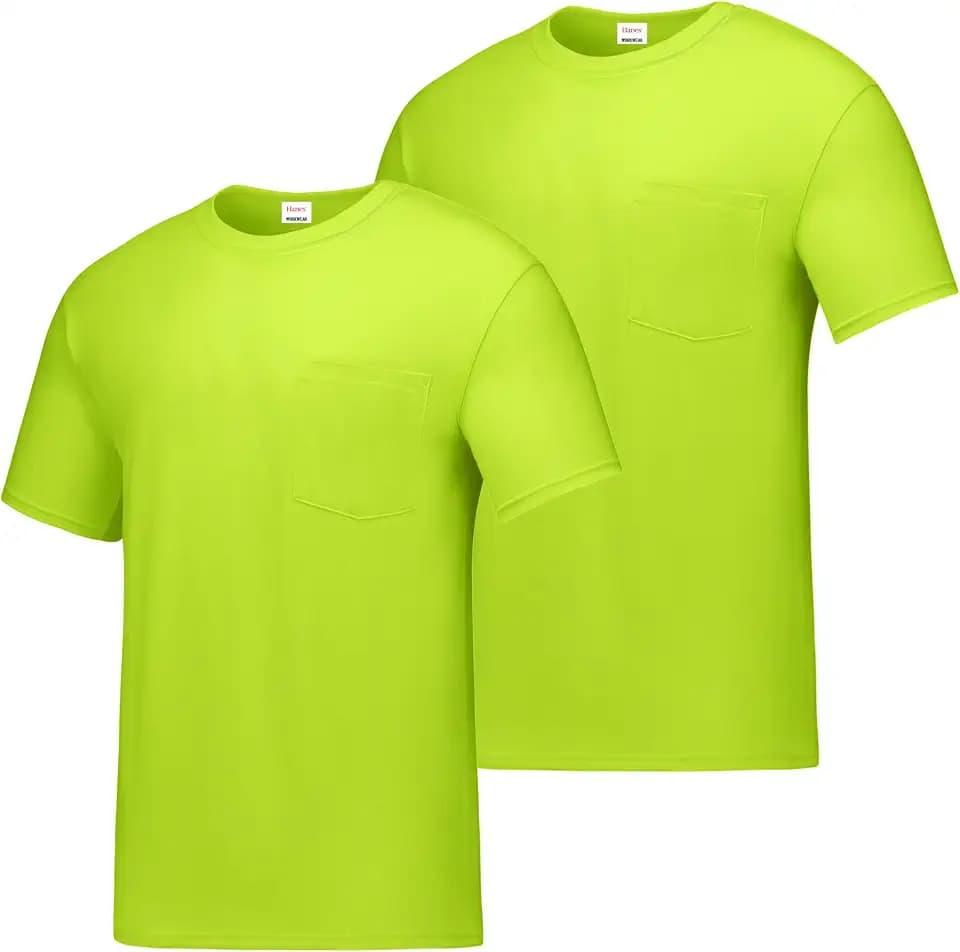Hanes Men's Men's Workwear Short Sleeve Tee (2-Pack)