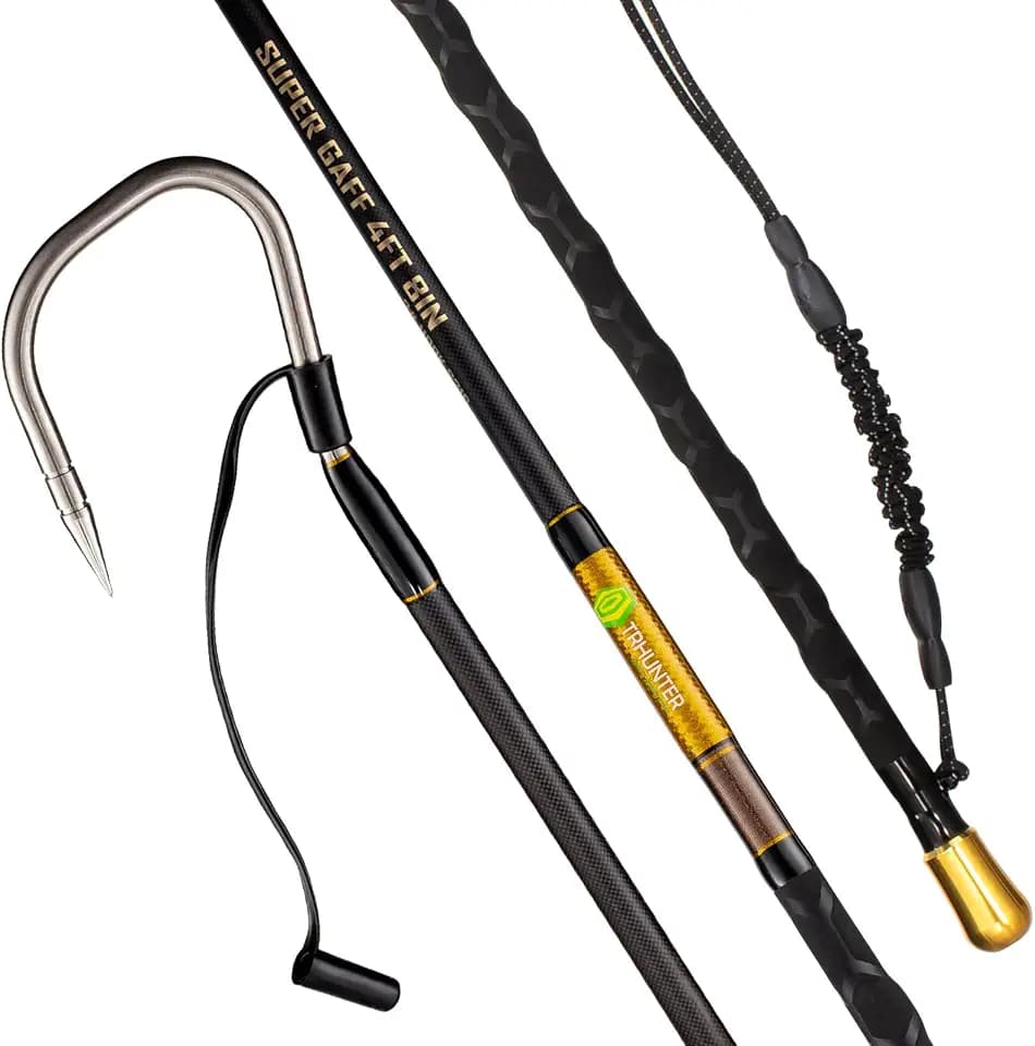 Carbon Fiber Fishing Gaff Saltwater Fish Gaff with S316 Stainless Steel Fishing Hook