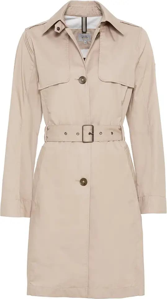 camel active Damen Trenchcoat aus einem Baumwollmix