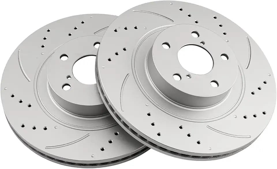 KAC - Disc Brake Rotors |Brake Kit for Subaru 2009-2013 2017-2018 Forester,Subaru 2014-2016 Forester 2.5L,Subaru 2010-2014 Outback 2.5L,Subaru 2006-2014 Legacy 2.5L,Automotive Replacement Brake Rotors