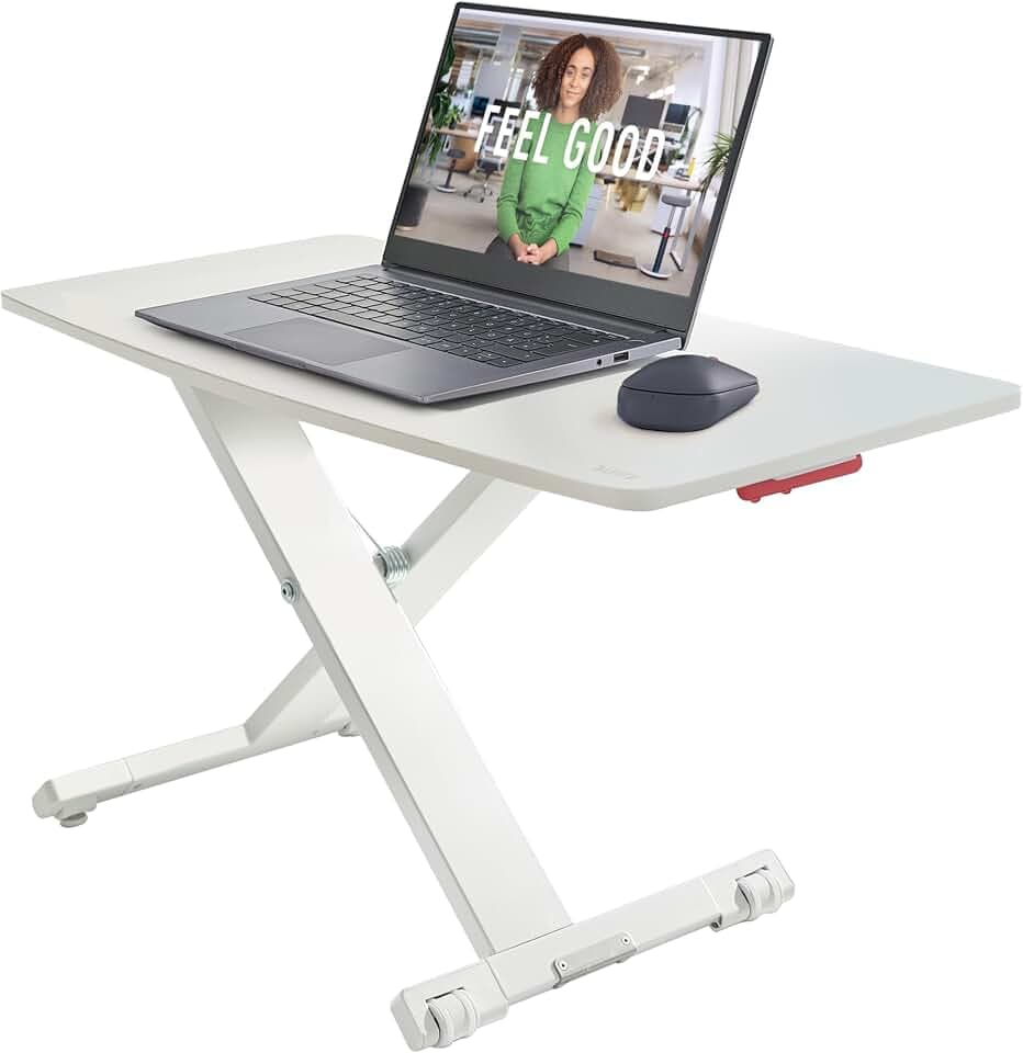 Leitz Schreibtisch-Aufsatz, Höhenverstellbarer Aufsatz für Laptops