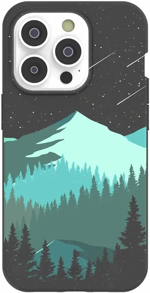 Pela | Phone Case Compatible with iPhone 14 Pro | Limited Edition | Supports Wireless Charging | Cute Eco Friendly | Boreal