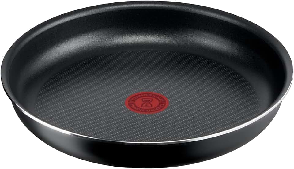 Lagostina Ingenio Essential Plus Pfanne Ø 28 cm, antihaftbeschichtete Pfanne aus Aluminium für Gas und Backofen (keine Induktion), Thermosignal Kochanzeige, verwendbar mit abnehmbarem Griff (nicht im
