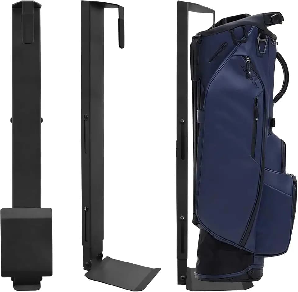 Wall Mount Golf Bag Holder for Garage Golf Club Storage Rack Organizer