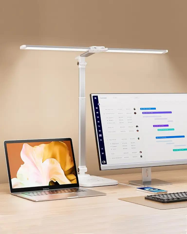 LED Desk Lamp for Home Office, Height Adjustable Architect Desk Light