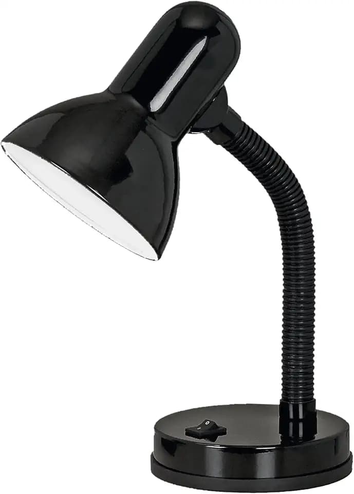 EGLO Tischlampe Basic, Schreibtischlampe Kinder, Leselampe Schwanenhals