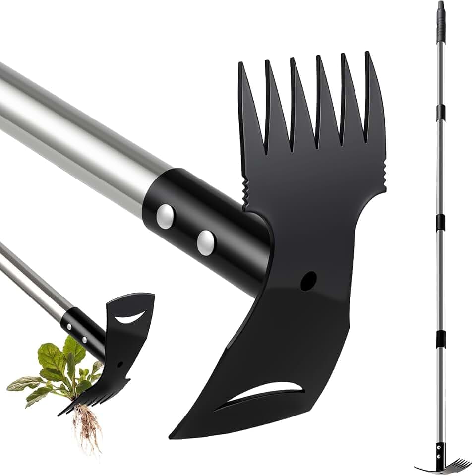 Mitclear Weed Puller Tool with Long Handle(58IN) for Garden Yard