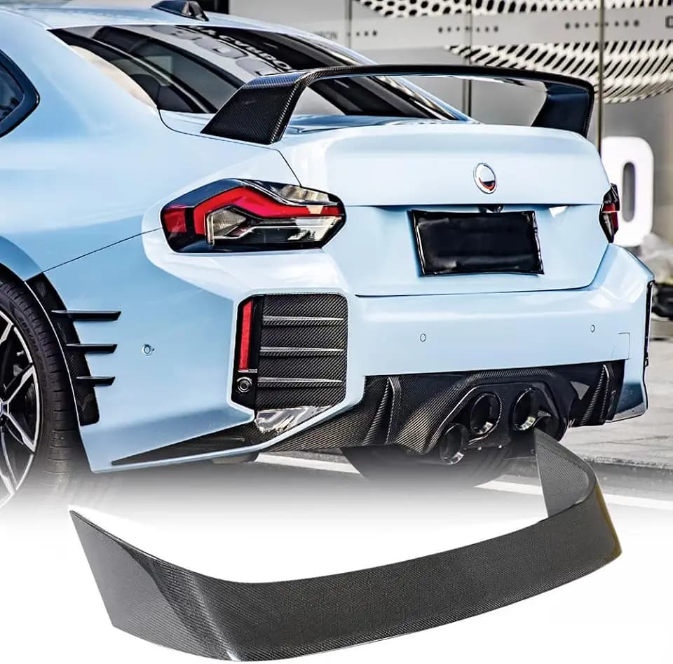 Carbon Fiber Trunk Spoiler Compatible with 2022-2026 BMW 2 Series G42 Coupe and G87 M2 Custom Parts Trunk Lip Rear Wing Body Kits Factory
