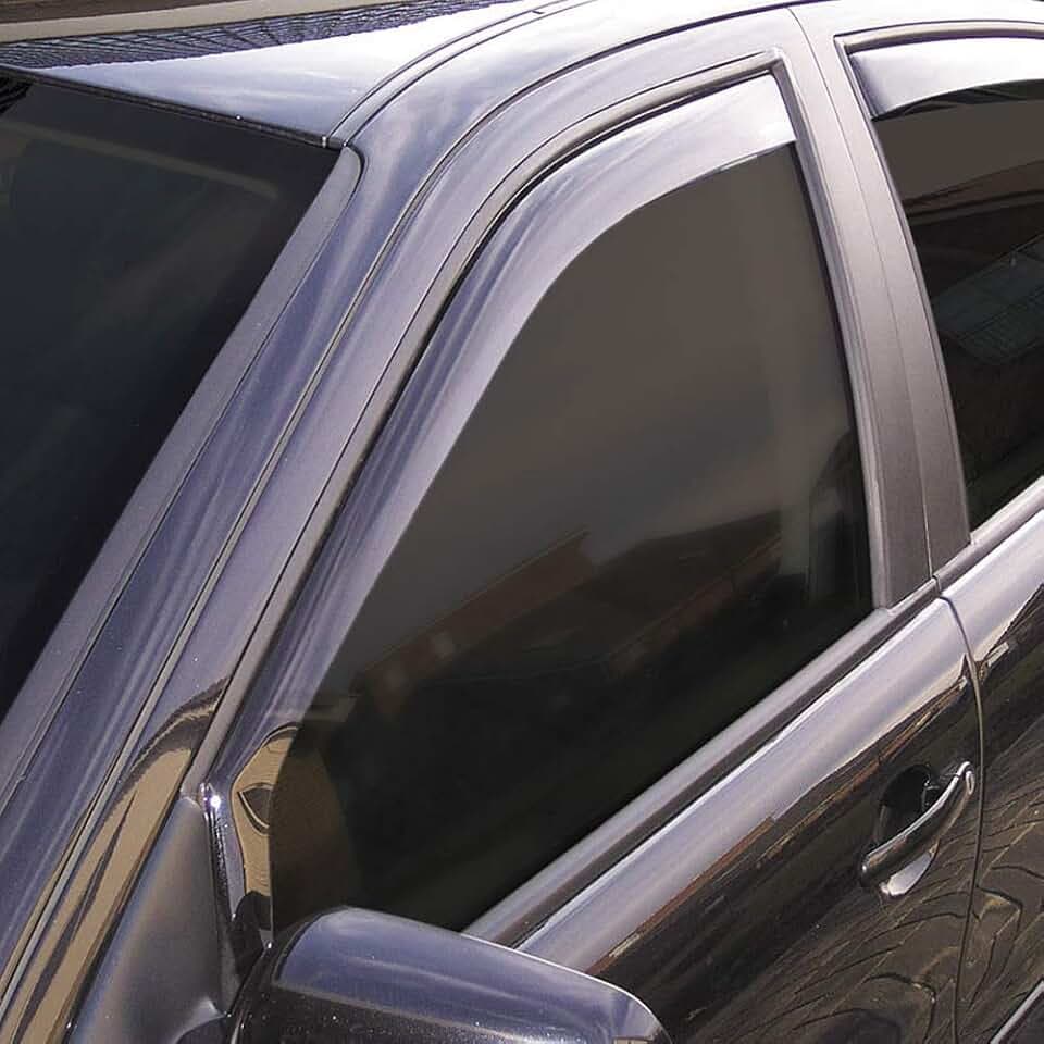 ClimAir Windabweiser Schwarz kompatibel mit Fiat 500X 2015-