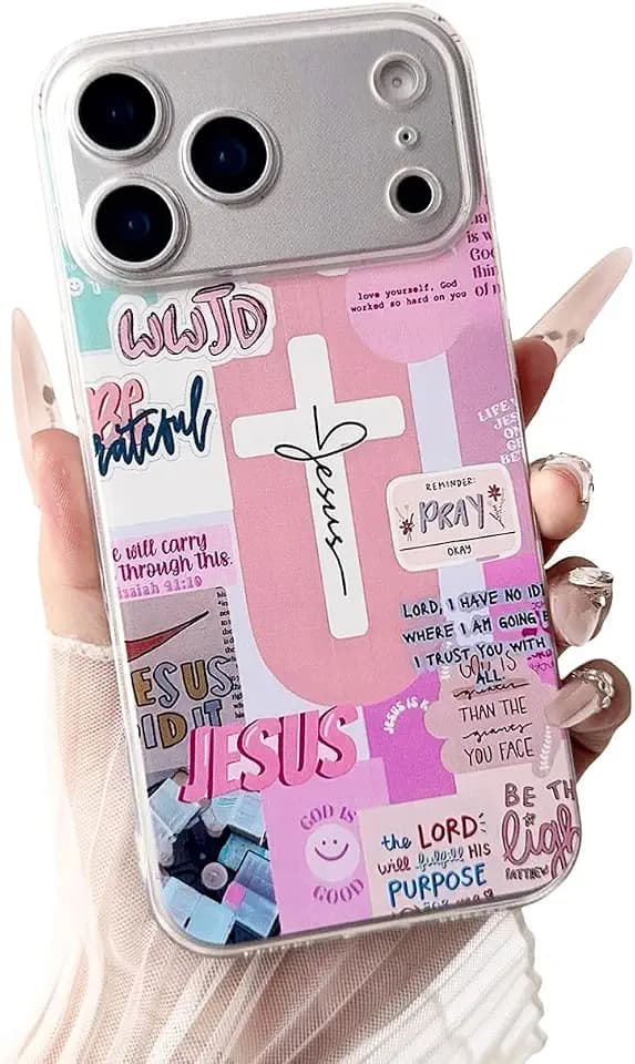 for iPhone 17 Pro Max/18 Pro Max Case, TPU, Cross