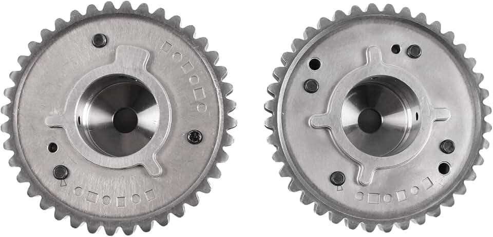 AUCERAMIC CJ5E6C525AD VVT Sprockets Gears Camshaft Adjuster Compatible with Ford Edge Escape Explorer Focus Fusion Mustang Lincoln MKC MKT MKZ Land Rover L550 2014-2018 2.3L 2.0L CJ5E6C524AD