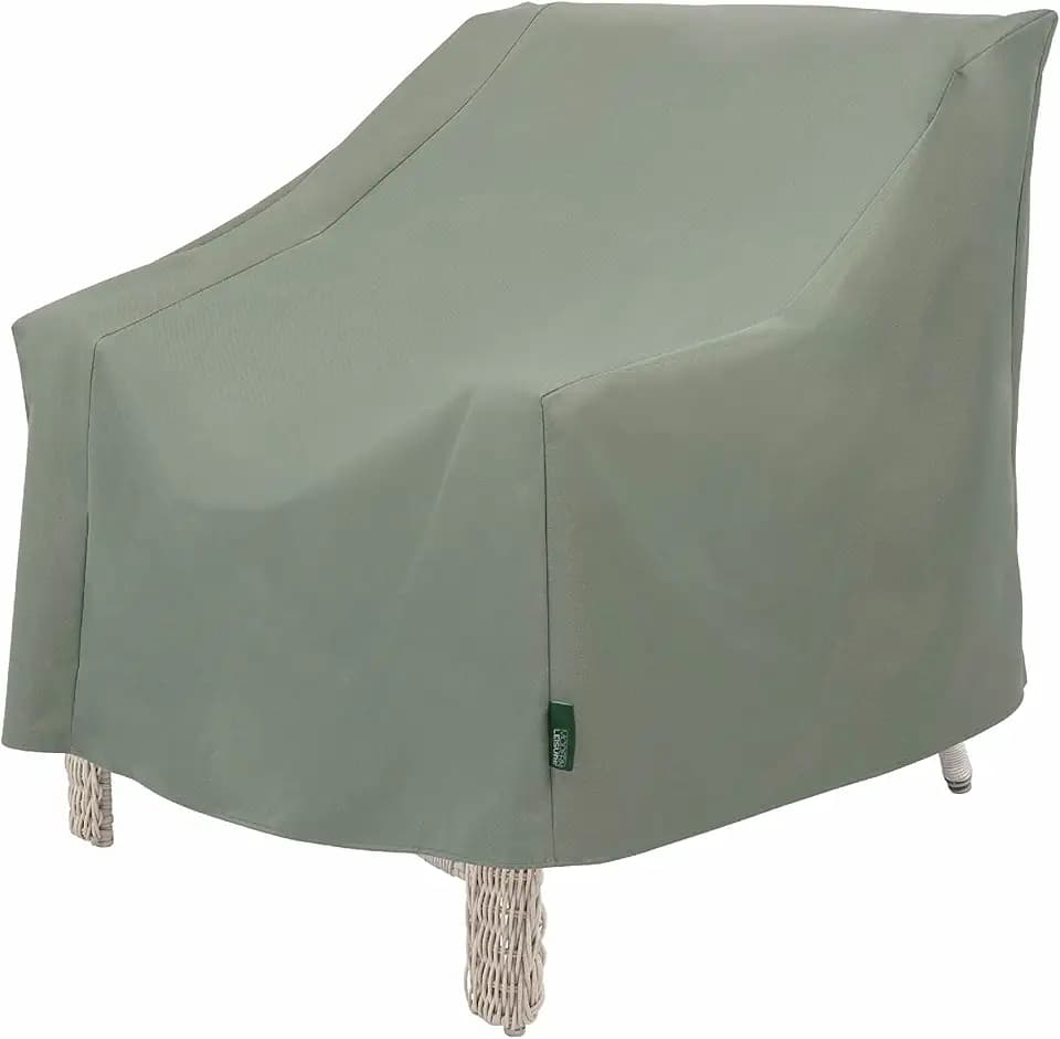 Modern Leisure Basics Patio Chair Cover - Weather-Resistant Fabric - Furniture Protection Perfect for Patio, Deck, and Porch - 33" L x 34" W x 31" H - Sage