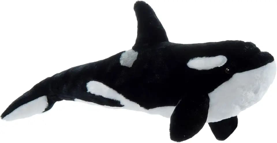 The Petting Zoo Whale Orca Stuffed Animal, Wild Onez, Kids Gifts, 20 in