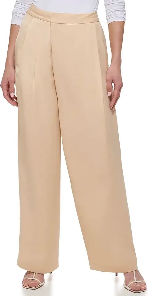 DKNY Women's Wide Leg Suit Pant