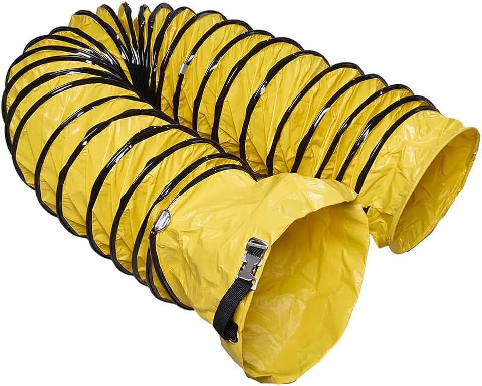 14 Inch 16FT PVC Flexible Duct Hose for Utility Blower Exhaust Fan