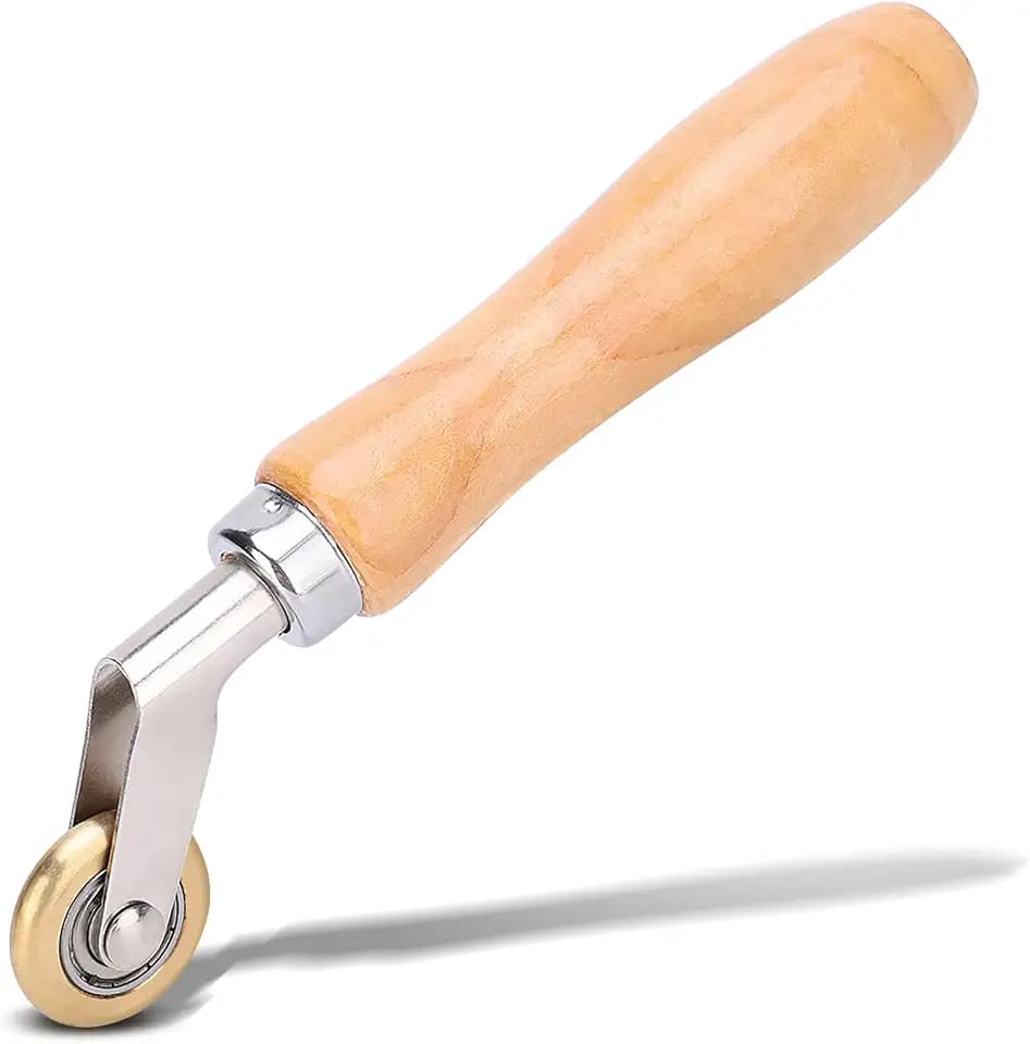 Handdruck Andrückwalze, Messing-Penny-Roller, Einlagiger Dachdecker, Messing-Nahtroller, Vinylboden-Detailroller, Wasserdichtes Membranmaterial, Eckennaht-Pressrad, Schweiß-Handroller