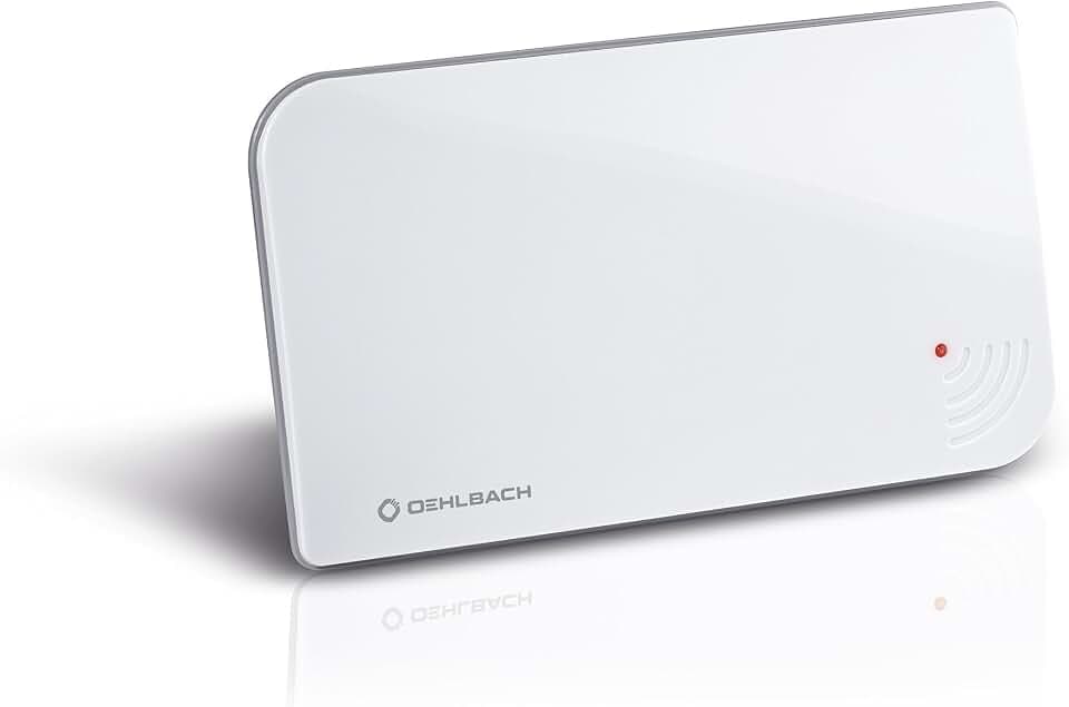 Oehlbach Scope Vision DVB-T2 HD Antenne - Digitale Zimmerantenne - USB Strom - Aktiv DVB-T2 Verstärker - Innenantenne, Testsieger - Weiß