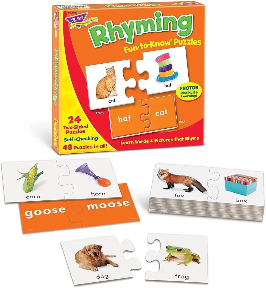 TEP36009 - Trend Rhyming Puzzle Set