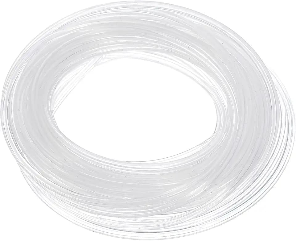 QUARKZMAN Silikonschlauch 0,5mm ID x 1mm OD (5 Meter) - Gummischlauch Bierschlauch flexibel, lebensmitteltauglich & transparent für Trinkwasser, Haushalt und Industrie