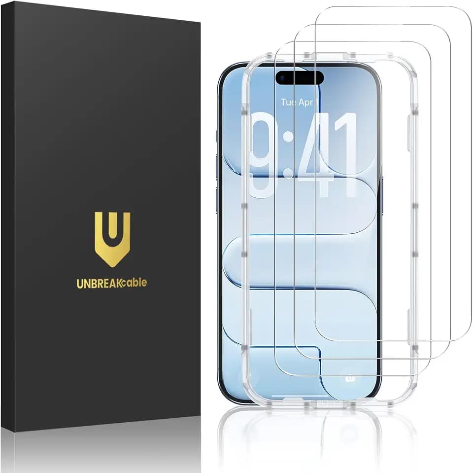 UNBREAKcable 3-Pack Screen Protector for iPhone Air Tempered Glass