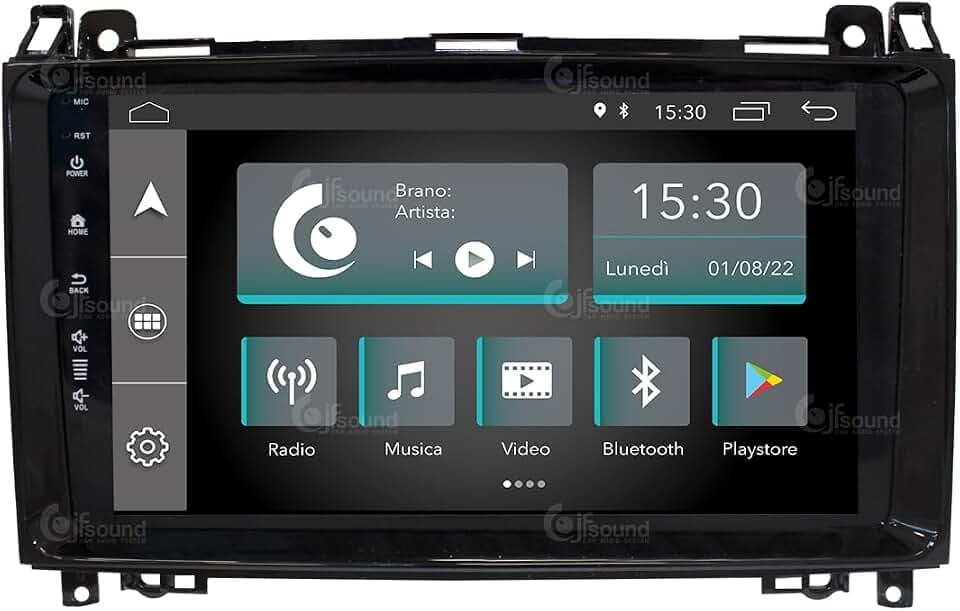 Personalisiertes Autoradio für Mercedes A/B-Klasse Android GPS Bluetooth WiFi USB DAB+ Touchscreen 9" 4core Carplay AndroidAuto