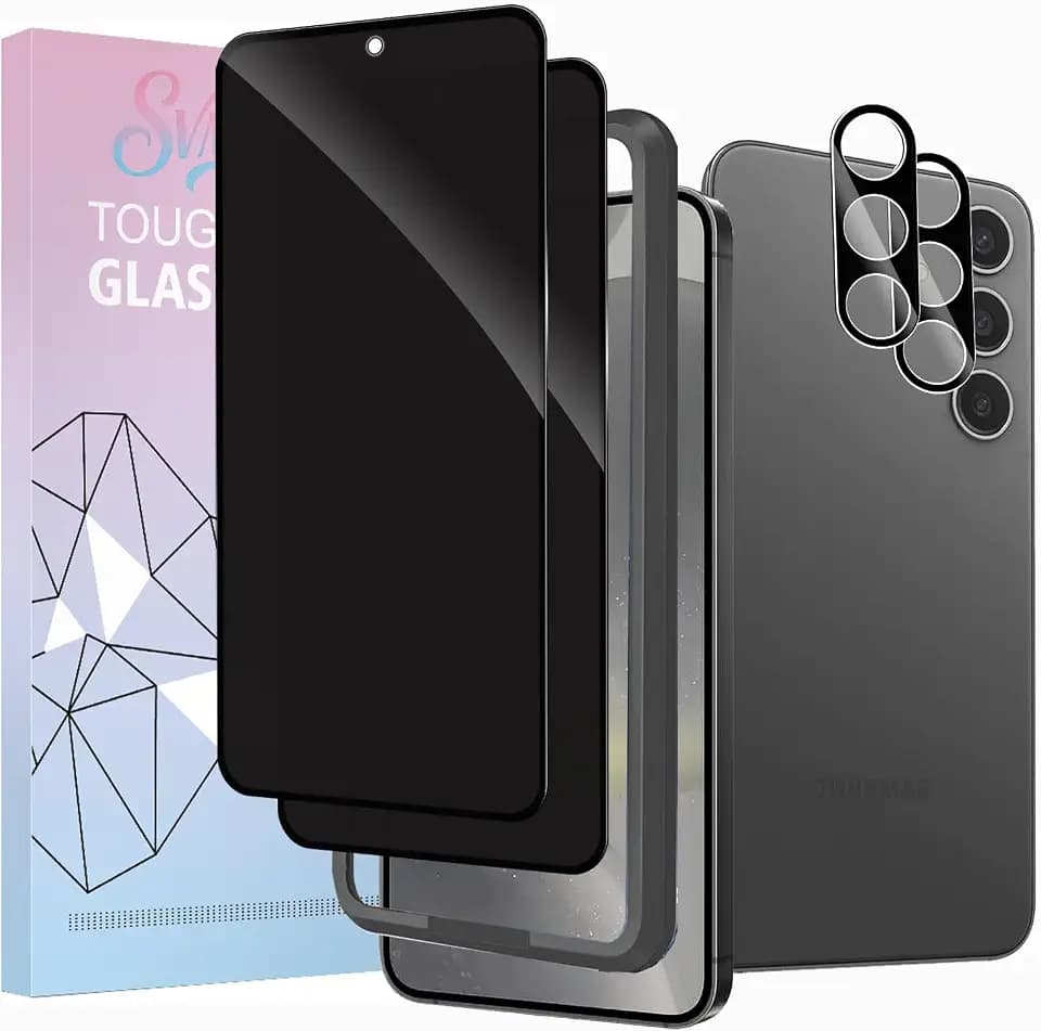 Privacy Screen Protector for Samsung Galaxy S24+Camera Lens Protector
