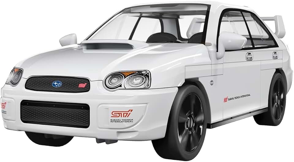 Subaru Impreza WRX Sti, Blau, Rot, Gelb