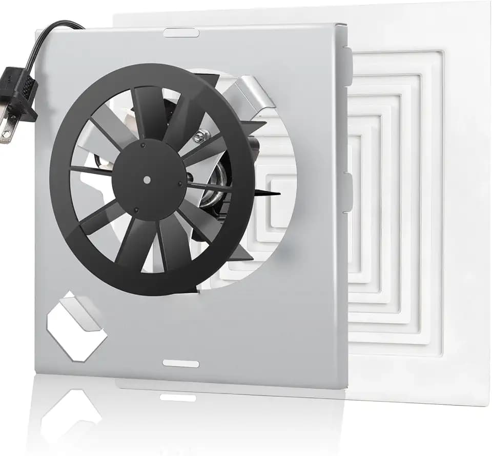 【Upgraded】 696N-R02 B Unit 50CFM Fan with Grille Compatible with Broan-Nutone 688-K 688-J 688-H 688-G 695N-R02 B, 696N-R01 B, 695N-R02 B,2.0 Sone