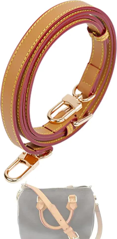DGAZ Vachetta Leder Schulterriemen Speedy, 1,5 cm, 90–120 cm, Apricot