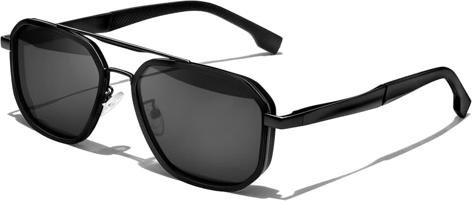 KANASTAL Retro Sonnenbrille Herren Polarisiert UV400 Schutz