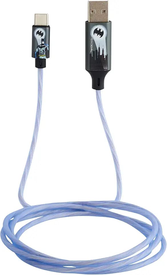 Batman Light-Up cUSB Charging Cable - Batlogo
