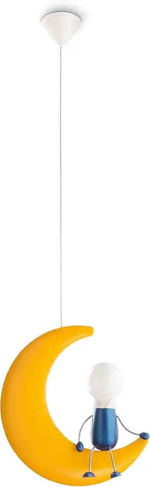 Philips myKidsroom ES-Pendelleuchte Lunardo 1-flammig 12 W, gelb 400923416