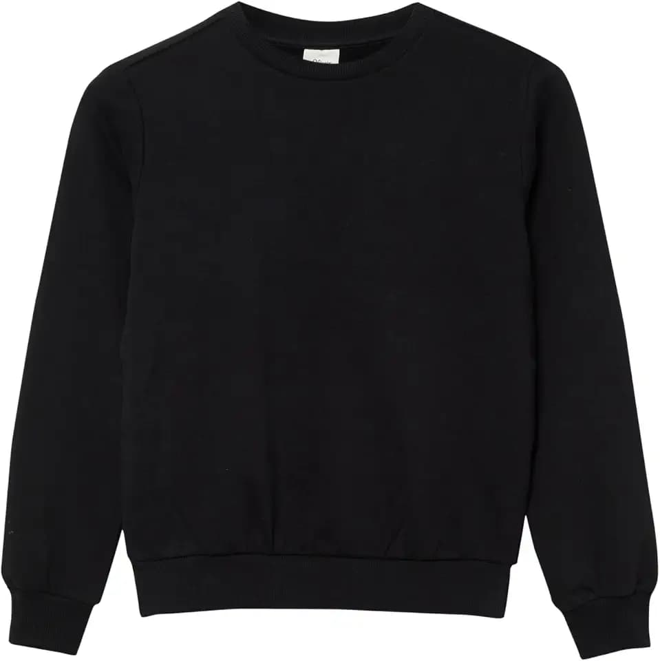 s.Oliver Longsleeve aus Strukturiertem Jersey mit Brusttasche