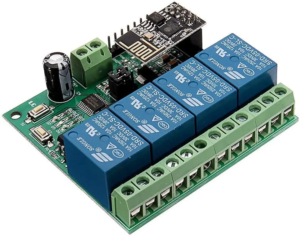 DollaTek 5V SP8266 Vierkanal Wifi Relais IOT Smart Home Handy APP Fernbedienung