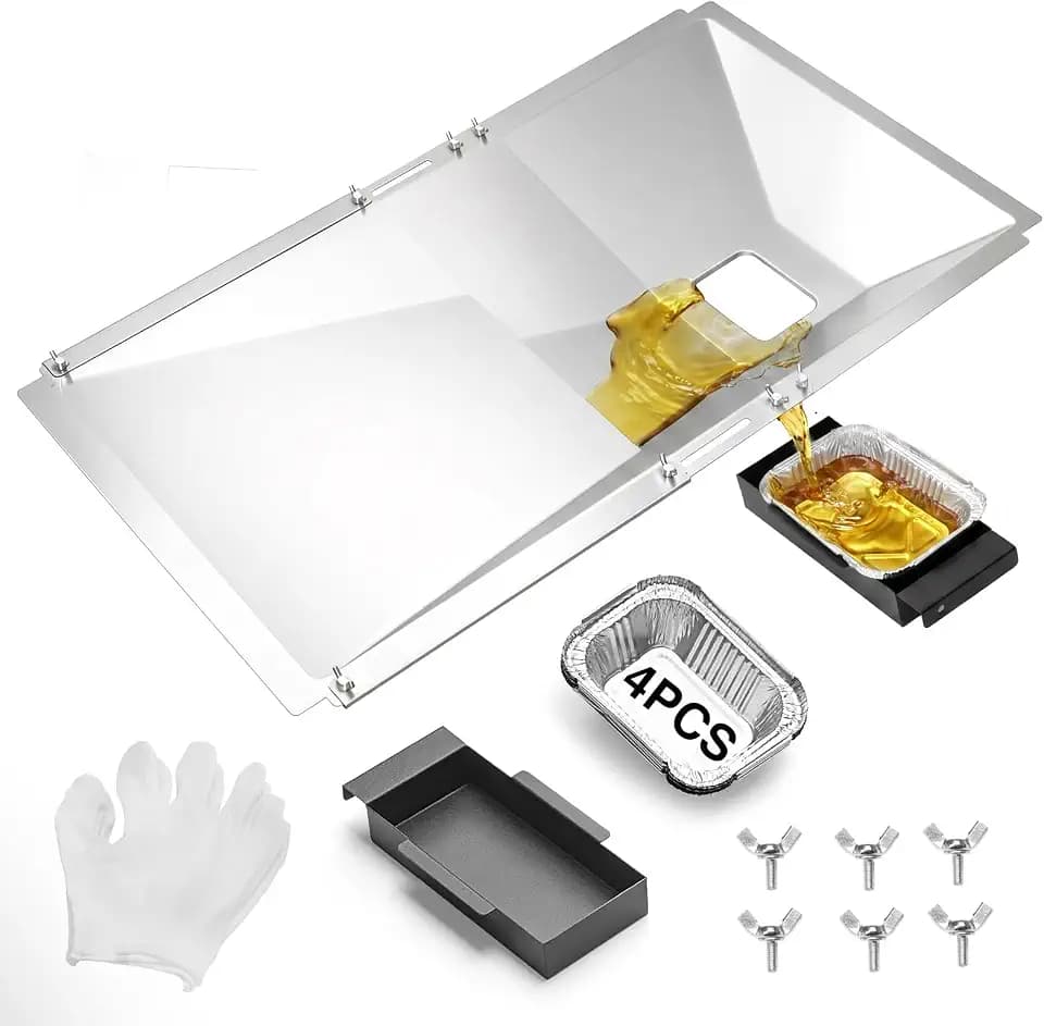 Grease Tray with Catch Pan for 3/4/5/6 Burner Gas Grills