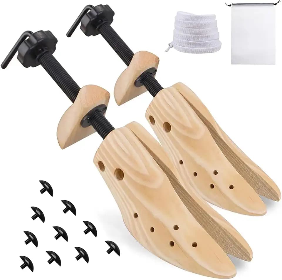 XYH Wooden Shoe Stretcher,Pair Shoe Stretcher for Women and Men